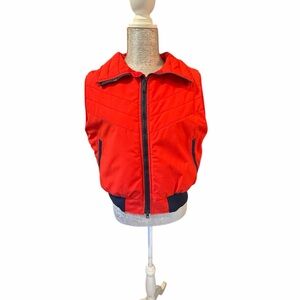 Vintage Red UphillDown Puffer Vest (made is usa) 70s Vest Womens